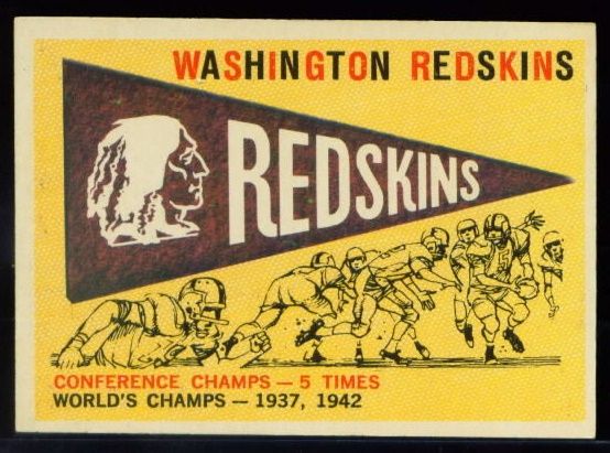 168 Washington Redskins